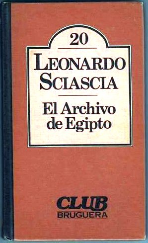 El Archivo de Egipto - Leonardo Sciascia - el ejemplar